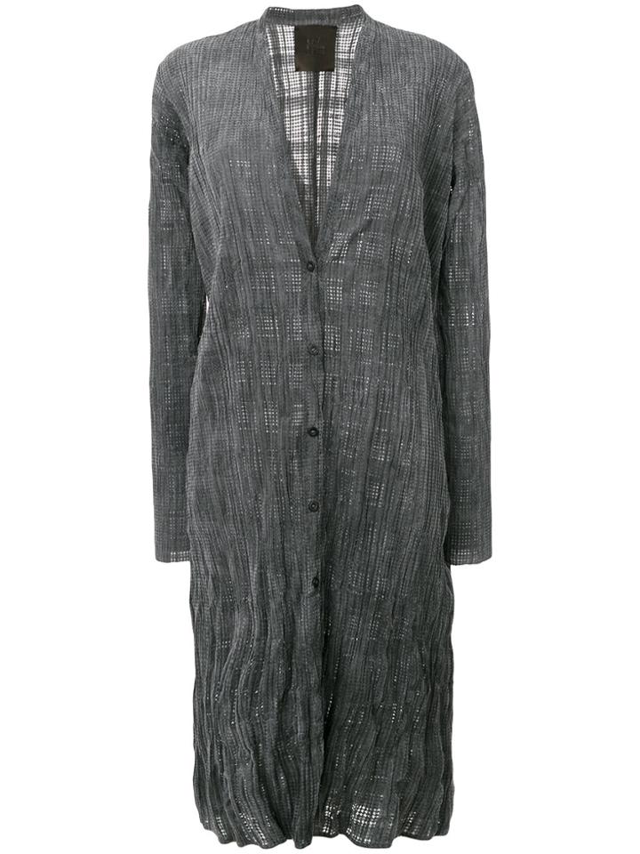 Lost & Found Ria Dunn Pleated Cardigan - Grey