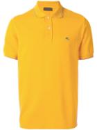 Etro Classic Polo Shirt, Men's, Size: Xxl, Yellow/orange, Cotton