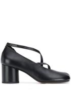 Maison Margiela Tabi Multi-strap Pumps - Black