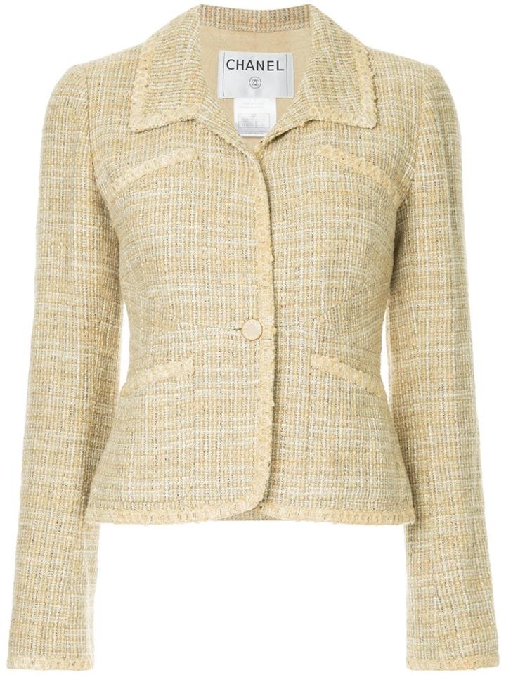 Chanel Vintage Patterned Blazer - Neutrals