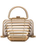 Cult Gaia Brass Lilleth Bag - Metallic