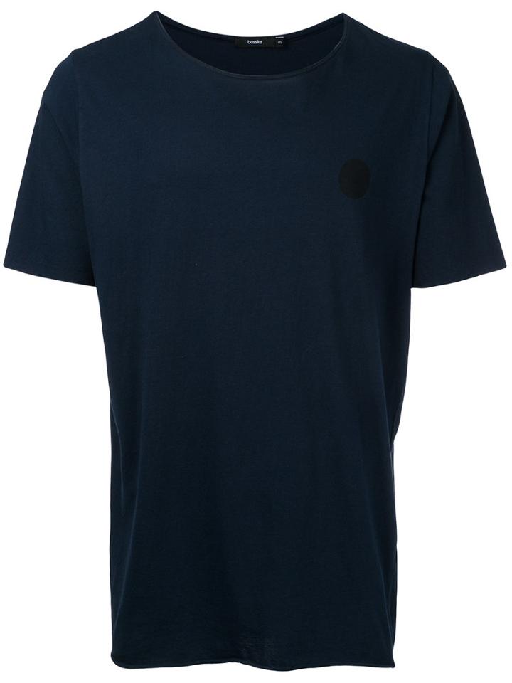 Bassike - Plain T-shirt - Men - Cotton - L, Blue, Cotton