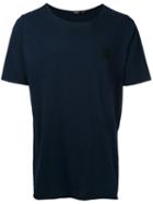 Bassike - Plain T-shirt - Men - Cotton - L, Blue, Cotton