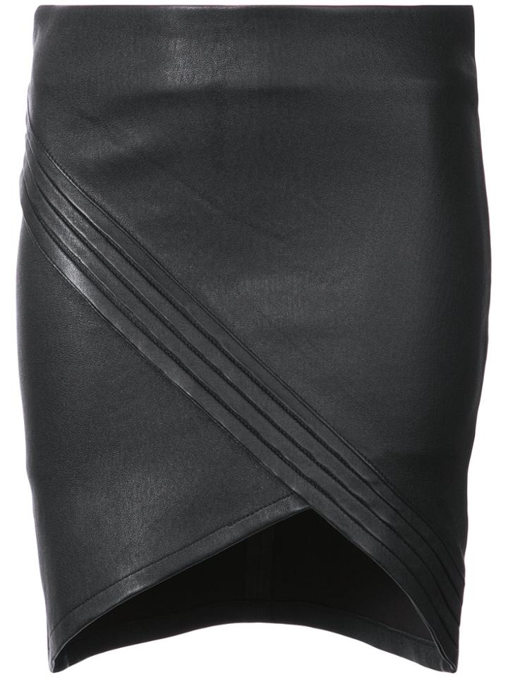Rta Mini Wrap Skirt - Black