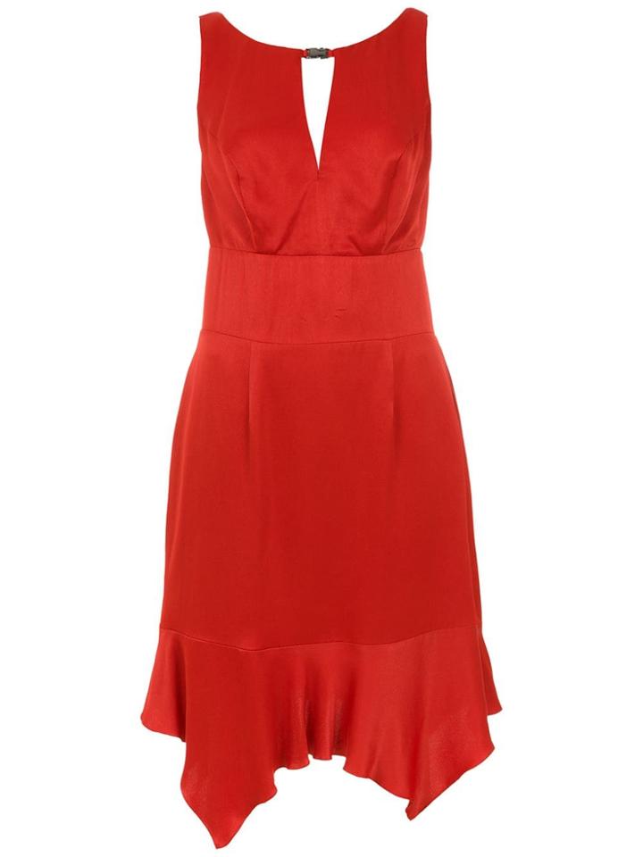 Tufi Duek Asymmetric Dress - Red