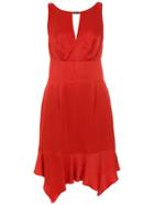 Tufi Duek Asymmetric Dress - Red