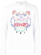 Kenzo Tiger Embroidery Sweatshirt - Grey