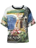 Dolce & Gabbana Taormina Printed T-shirt - Blue