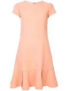 Oscar De La Renta Crepe Shift Dress - Pink