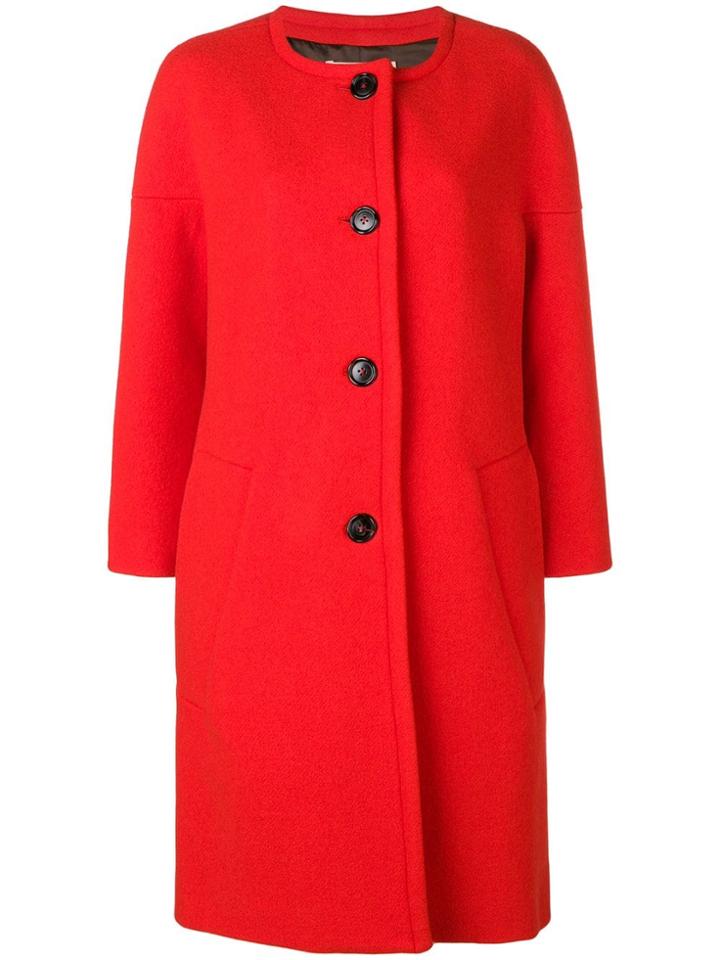 Marni Collarless Jacket - Red