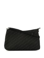 Christian Dior Pre-owned Trotter Pattern Shoulder Bag - Black