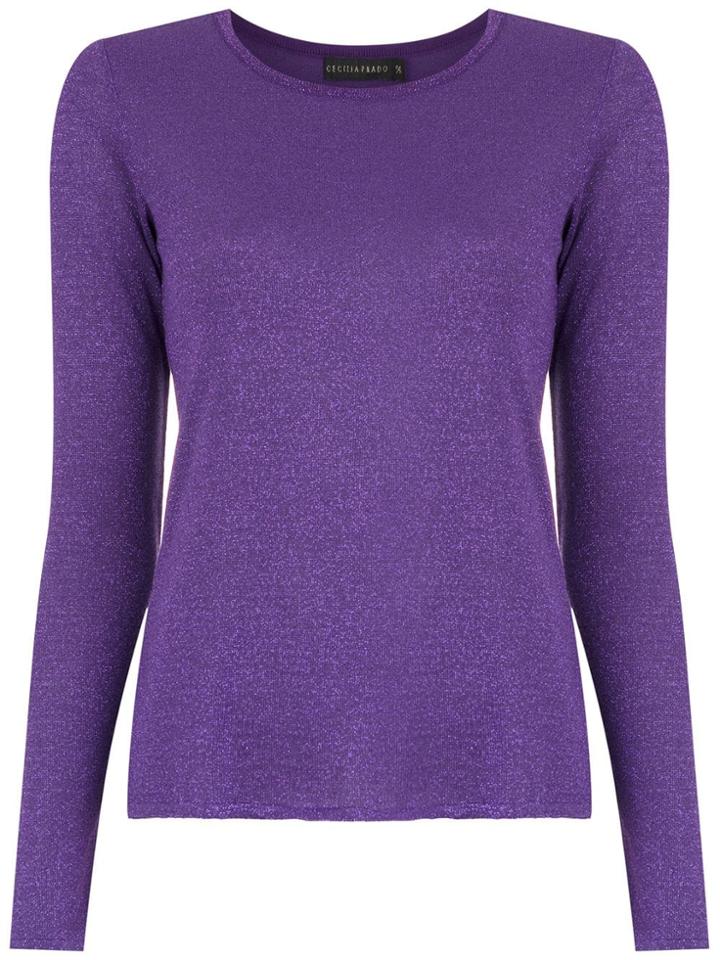 Cecilia Prado Knit Idalia Blouse - Purple