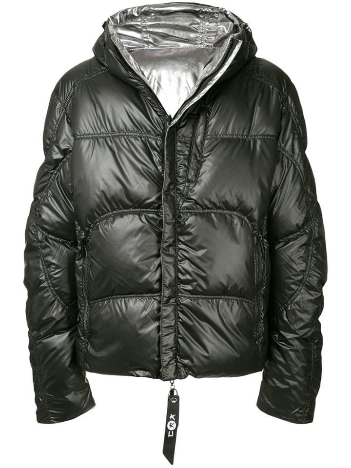 Kru Reversible Padded Jacket - Metallic