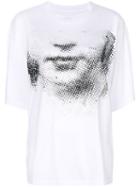Maison Margiela - Face Print T-shirt - Women - Cotton - Xs, White, Cotton