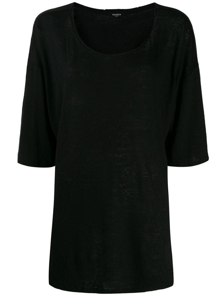Balmain Balmain Tf11356j038 0pa Noir 0pa - Black