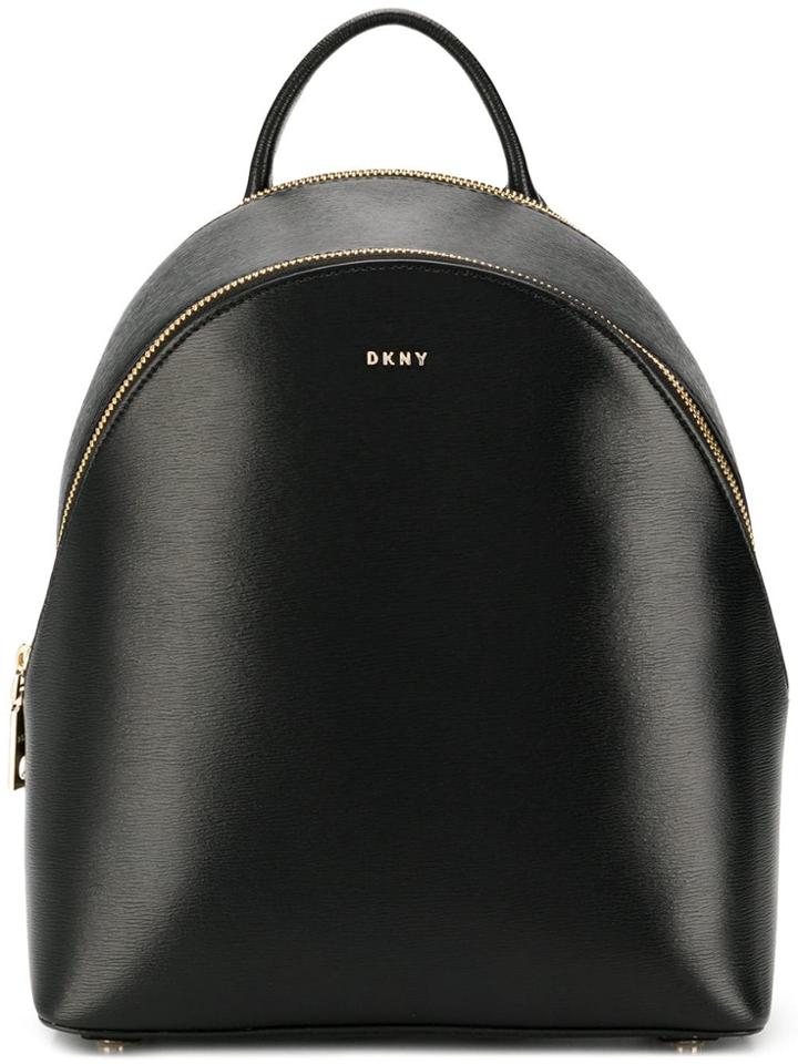 Dkny Leather Backpack - Black