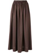 Matteau Gathered Long Skirt - Brown