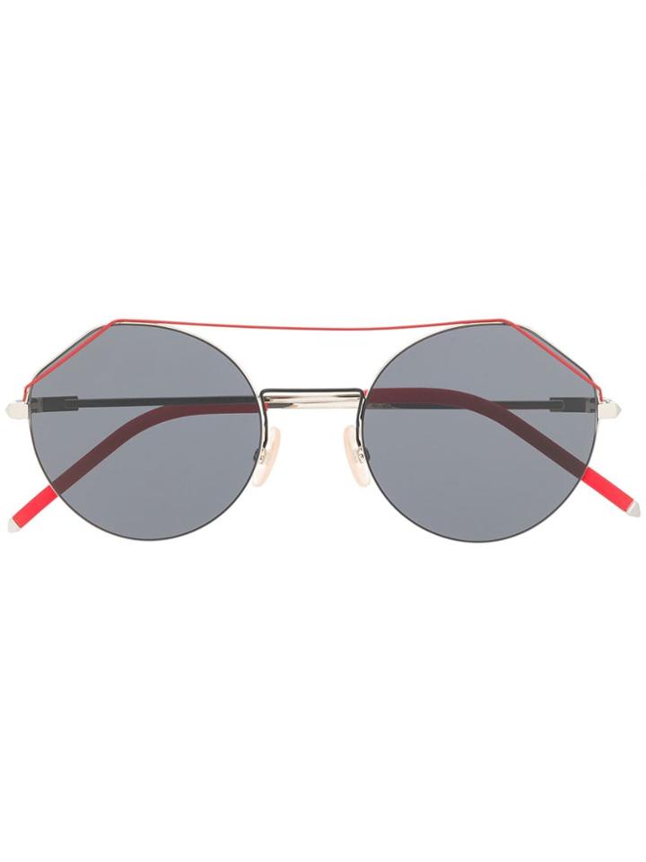 Fendi Eyewear Eyeline Sunglasses - Silver