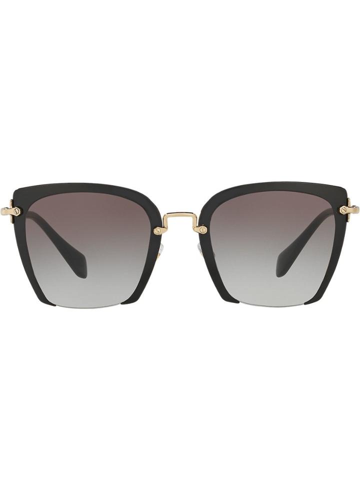 Miu Miu Eyewear Rasoir Sunglasses - Black