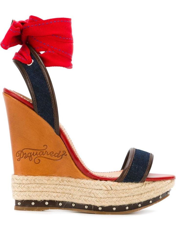 Dsquared2 Denim Detail Sandals