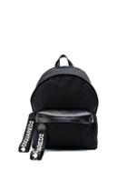 Dsquared2 Logo Detail Backpack - Black