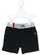 Lapin House - Contrast Waistband Shorts - Kids - Cotton/spandex/elastane - 18 Mth, Toddler Boy's, Blue