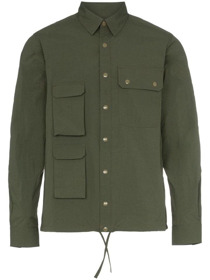 Sophnet. Utility Pocket Long-sleeved Shirt - Green