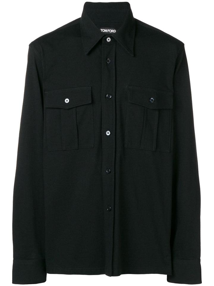 Tom Ford Military Shirt - Black