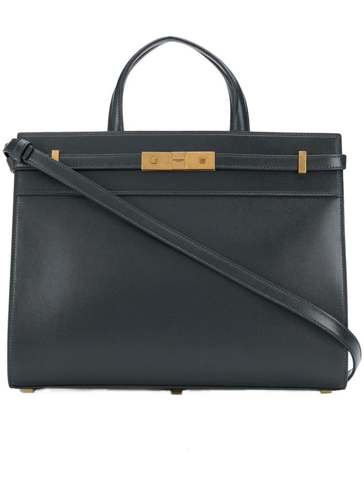 Saint Laurent Medium Manhattan Tote - Blue