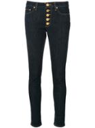 Michael Michael Kors Buttoned Skinny Jeans - Blue