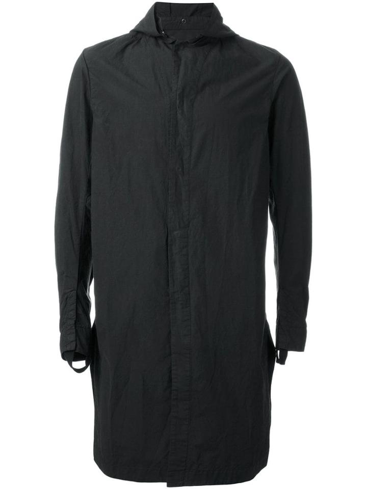 11 By Boris Bidjan Saberi Long Hooded Shirt - Black