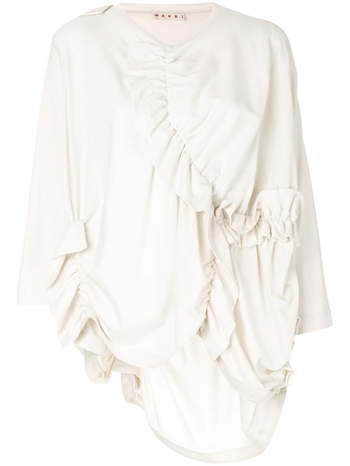 Marni Ruched Top - Nude & Neutrals