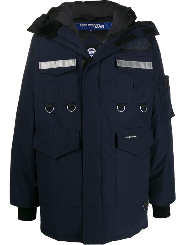 Junya Watanabe Man X Canada Goose Padded Coat - Blue
