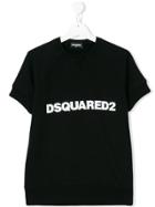 Dsquared2 Kids Teen Short Sleeved Sweatshirt - Black