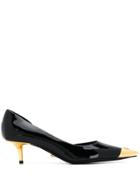 Versace Cap Toe Pumps - Black