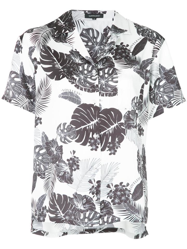 Loveless Levaes Printed Blouse - White