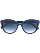 Fendi Eyewear Round-frame Sunglasses - Blue