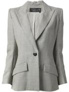 Jean Louis Scherrer Vintage Chain Detail Blazer - Grey