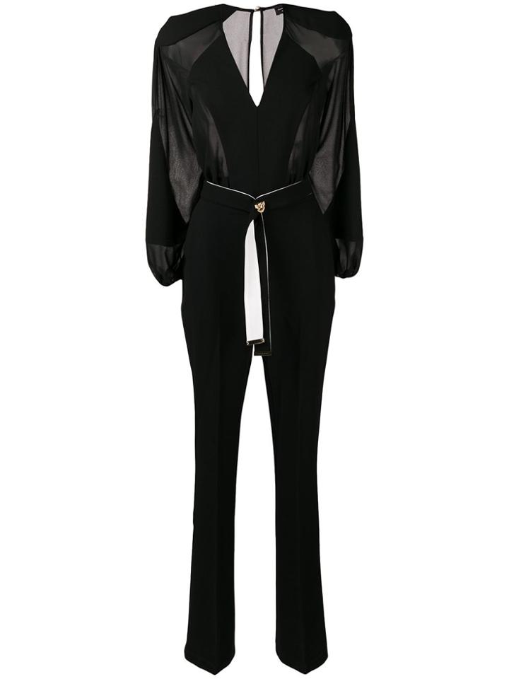 Elisabetta Franchi Double Breasted Jumpsuit - Black