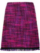 Escada Sport Woven Tweed Skirt - Pink
