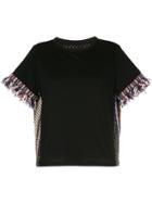 Coohem Ethnic Fringed T-shirt - Black
