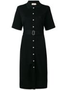 Maison Kitsuné Midi Shirt Dress - Black