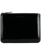 Comme Des Garçons Wallet Black Silver Pouch