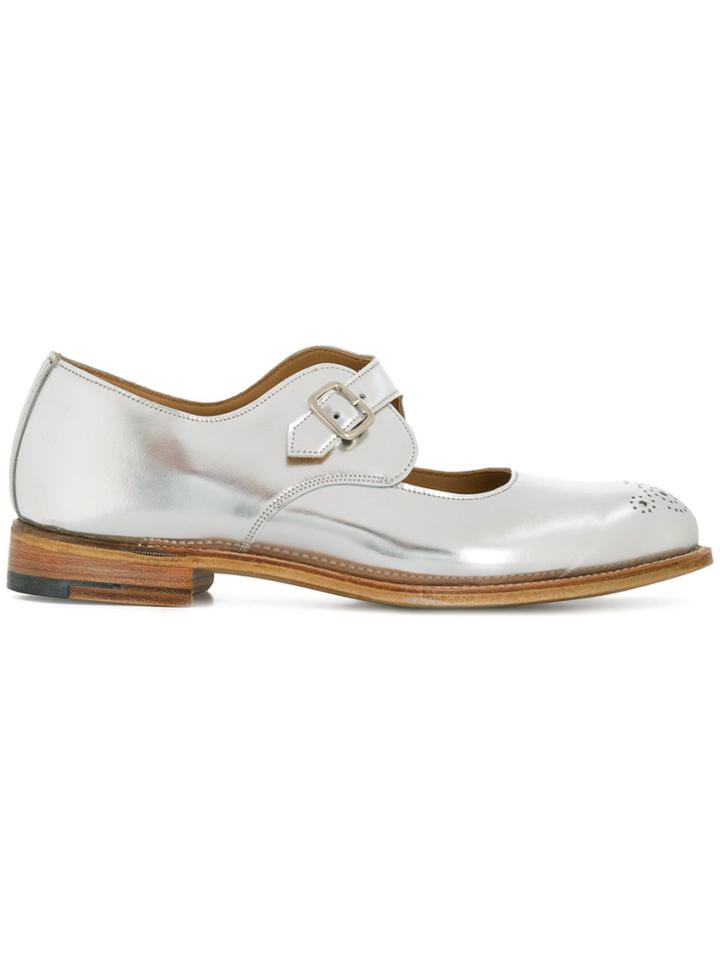 Trickers Metallic Buckle Brogues