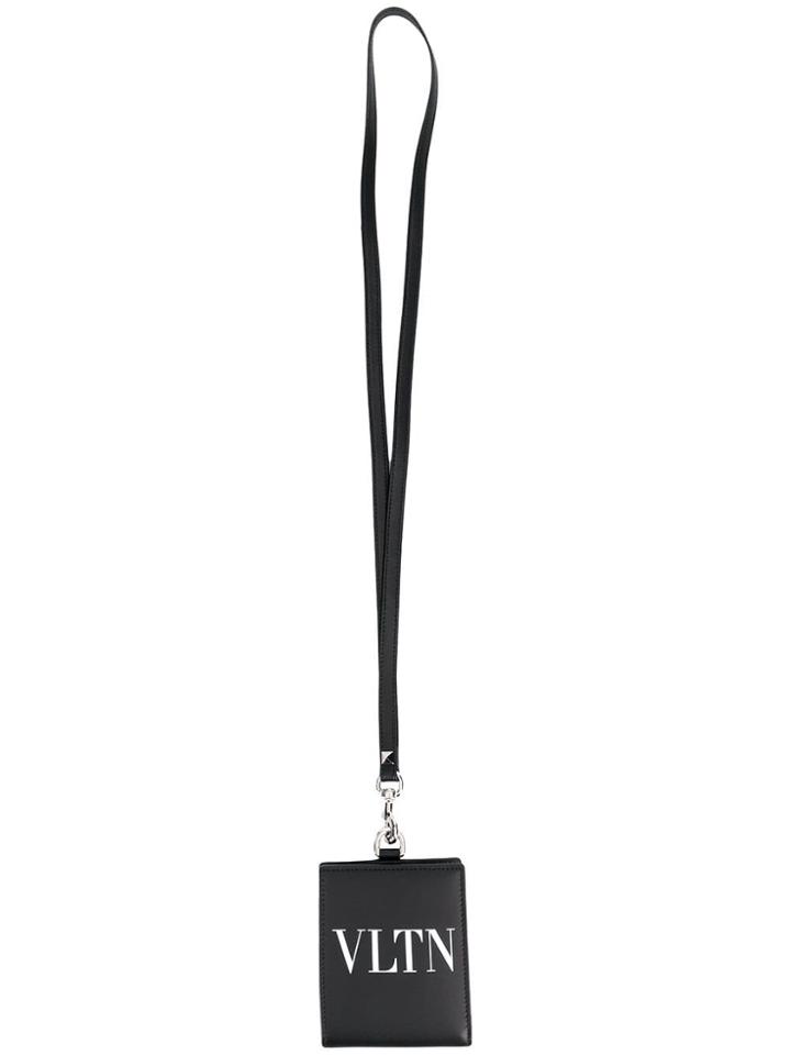Valentino Valentino Garavani Vltn Neck Wallet - Black