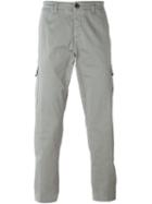 Eleventy Cargo Chino Trousers, Men's, Size: 29, Grey, Cotton/spandex/elastane