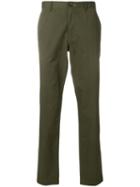 Ps Paul Smith Tapered Stretch Chinos - Green