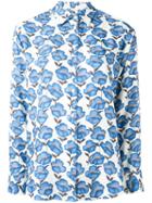 Paul & Joe Floral Print Shirt, Women's, Size: 1, White, Viscose