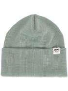 Wood Wood Gerald Ribbed Beanie - Green