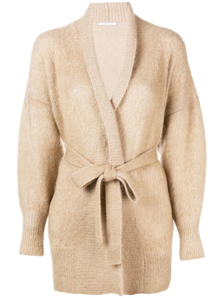Agnona Belted Cardigan - Neutrals